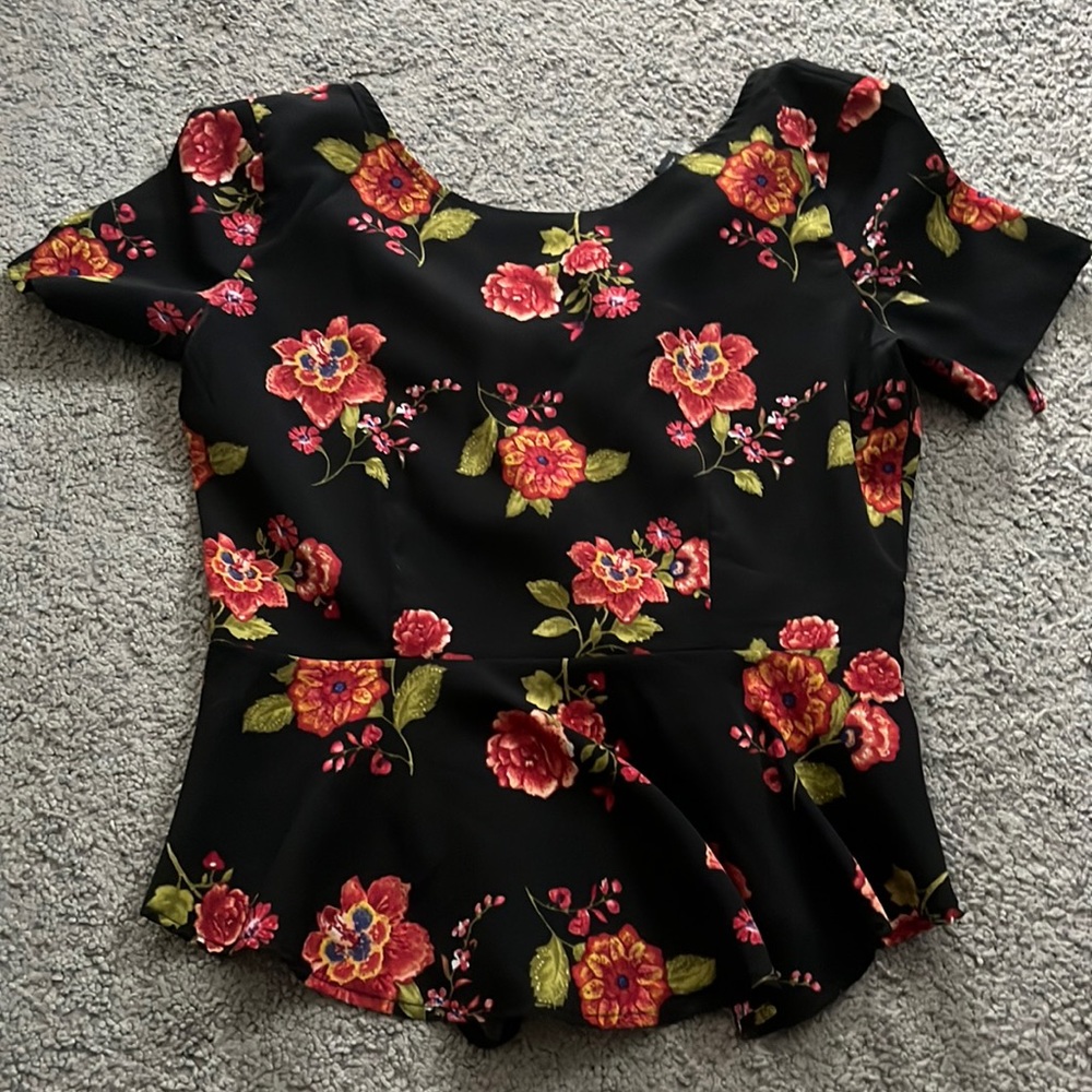 Forever 21 Peplum Blouse